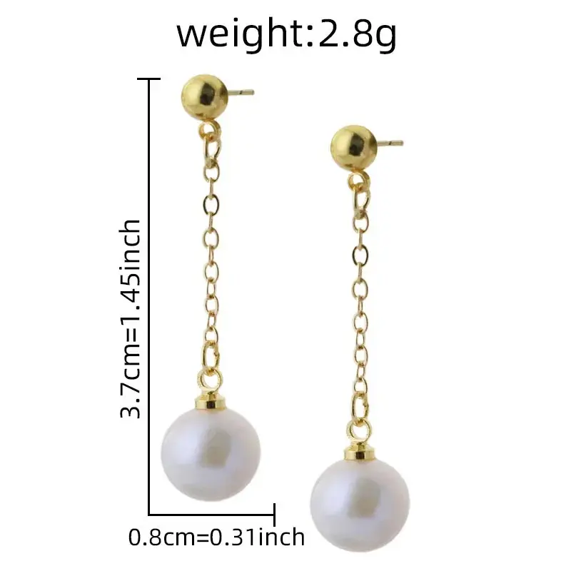 Pearl Drop Earrings - FY0053